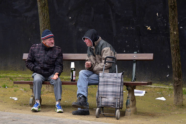 Talking.