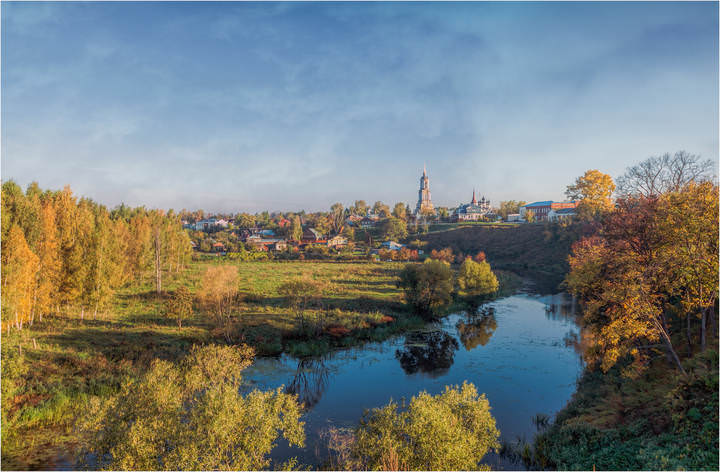 Суздаль, река Каменка.