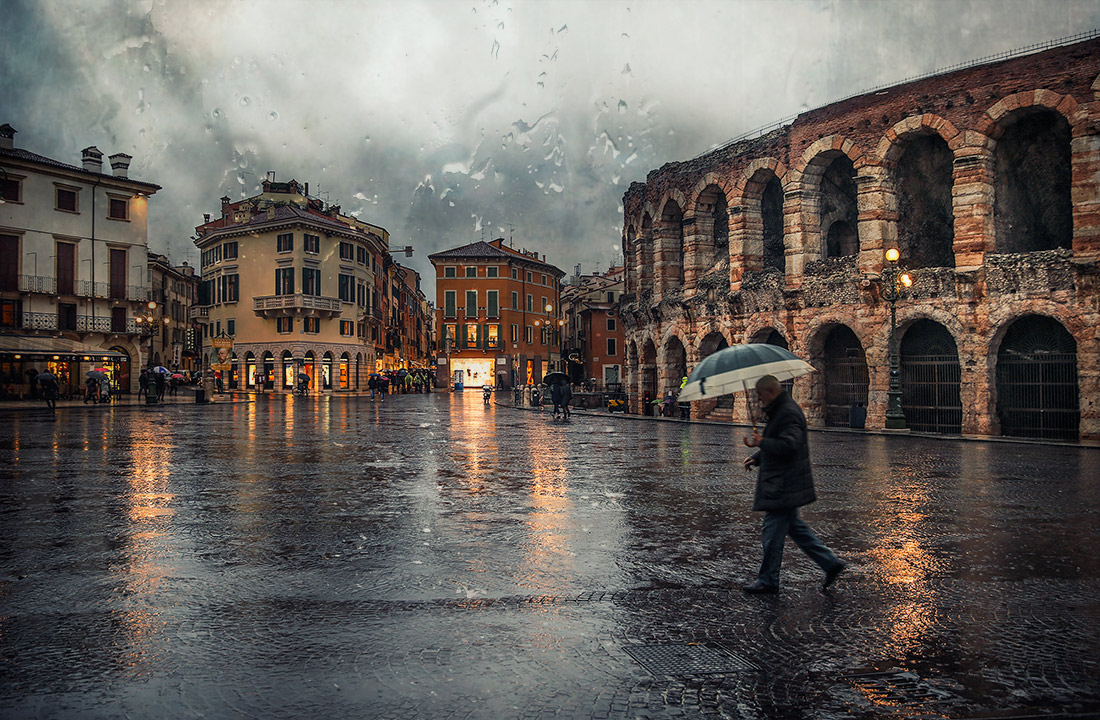 Дождливый вечер в Вероне...