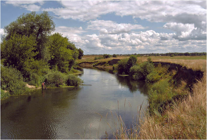 На рыбалке