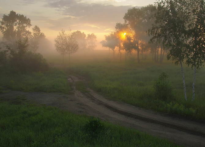 В рассвет