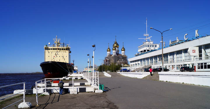 Портовый город Архангельск.09.05.2016.