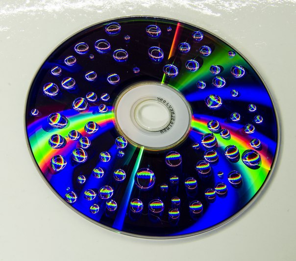 капли на диске