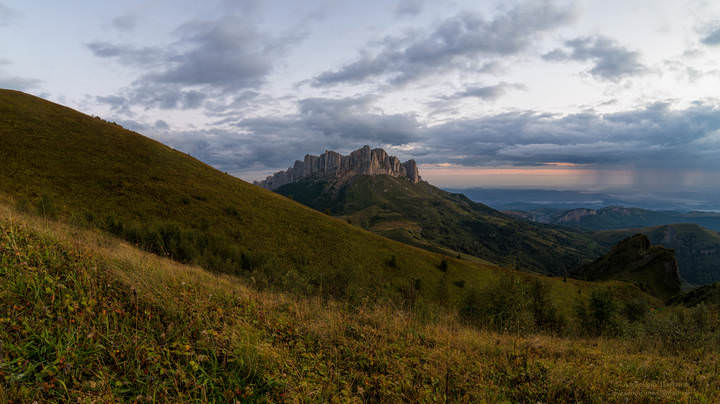 Утро в горах