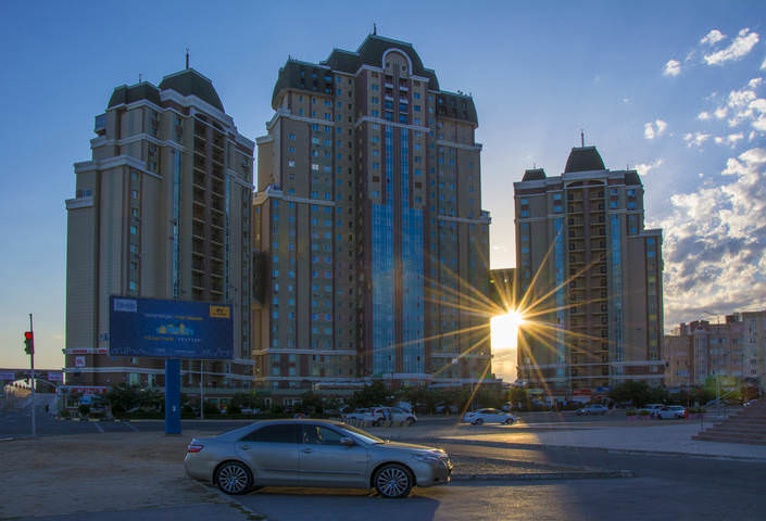 Новостройки молодого города.