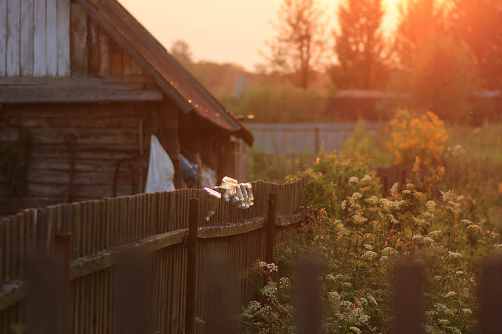 Вечер в деревне
