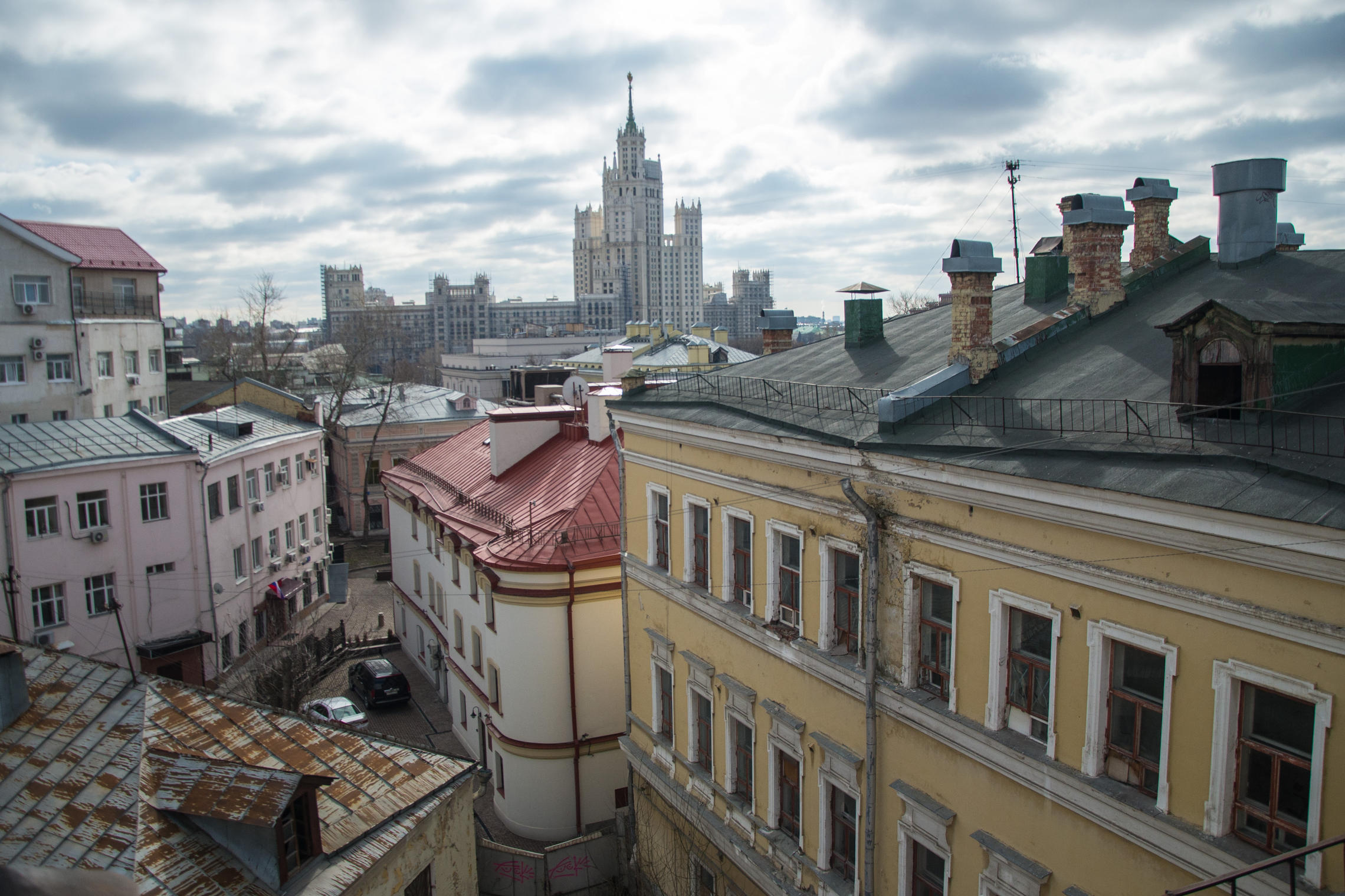 Москва с крыш домов