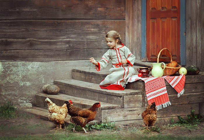 Лето  в деревне