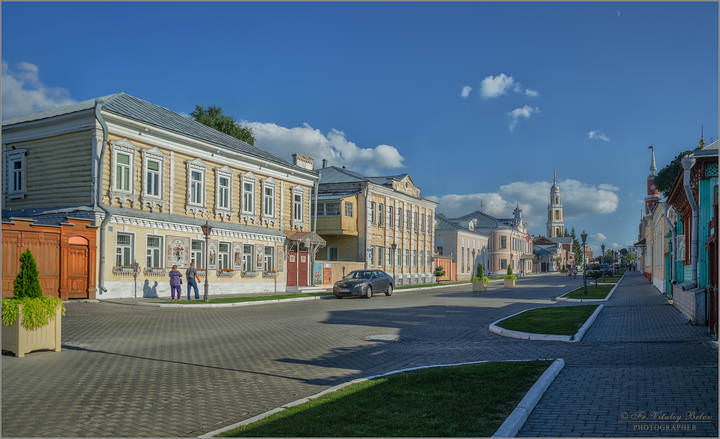 По чистой улице
