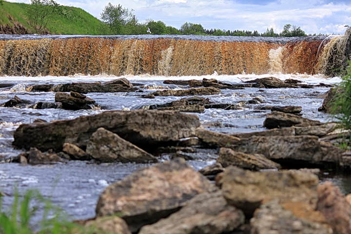 п. Саблино, водопад