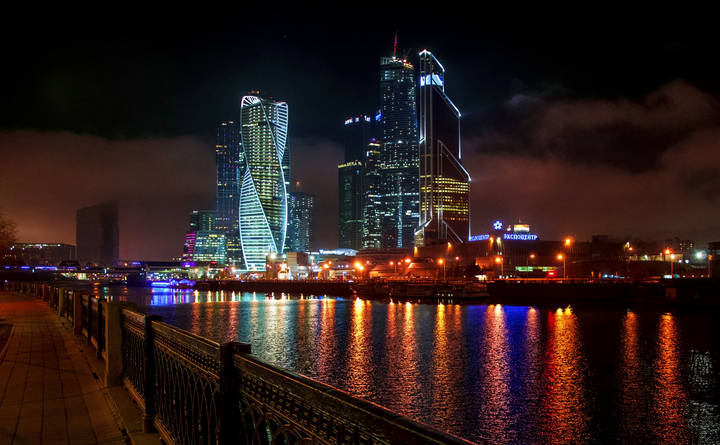 Вечерний "Москва-Сити"