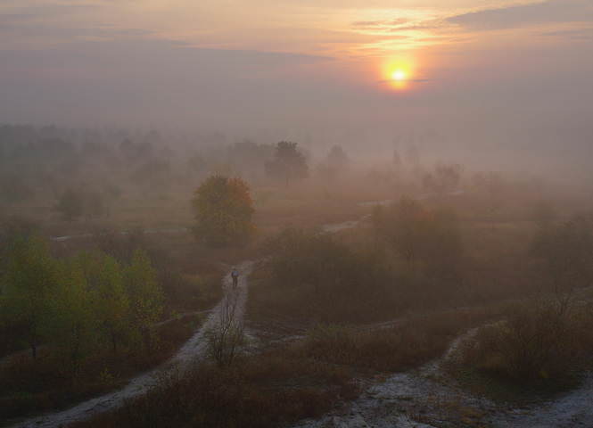 В осеннее утро