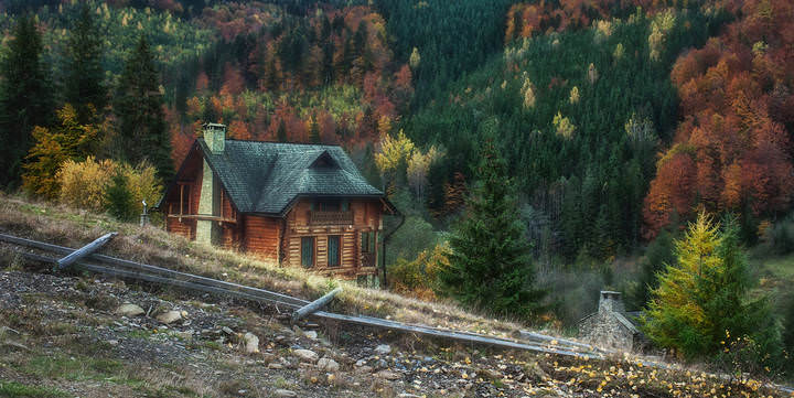 Дом в горах. 