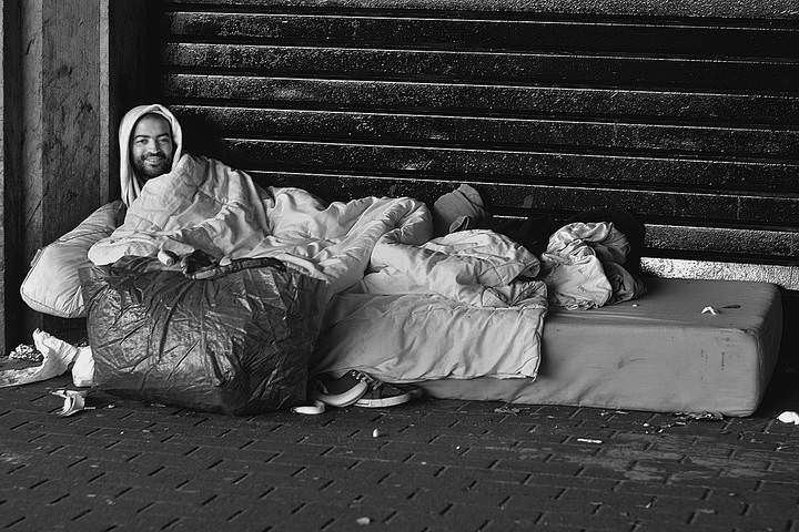 Poor but happy.