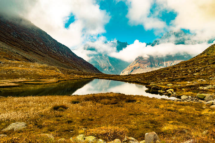 Lake at Aletsch Glacier, Switzerland
