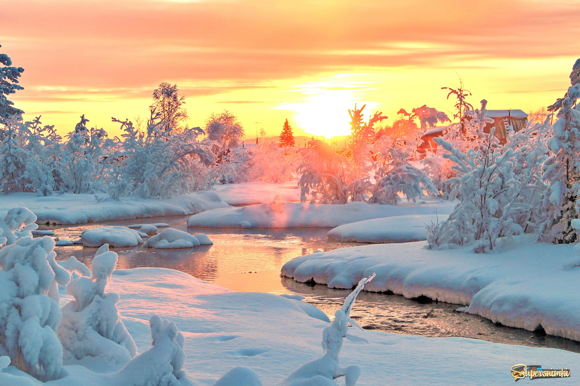 Снежная красота. Зимний пейзаж. Зимняя природа. Красивая зима. Красота зимы.