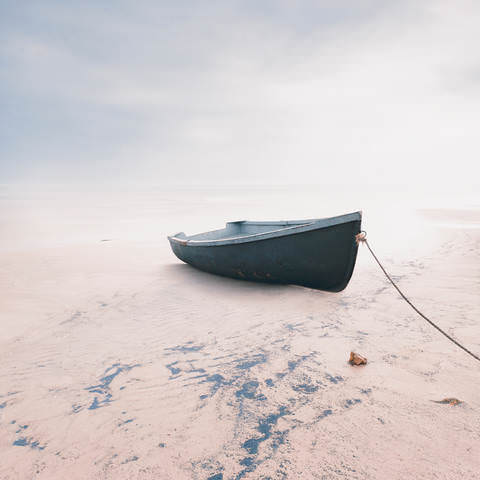 foggy boat