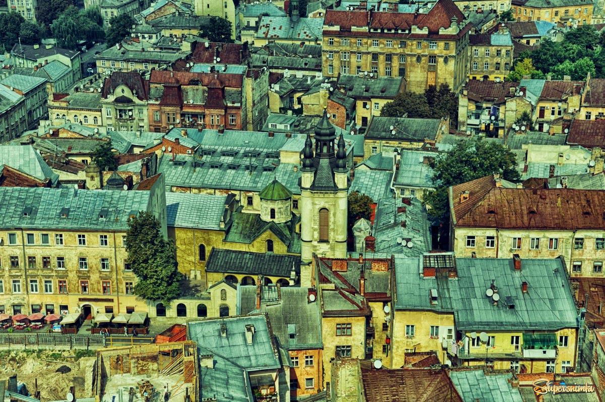 Lviv's roofs