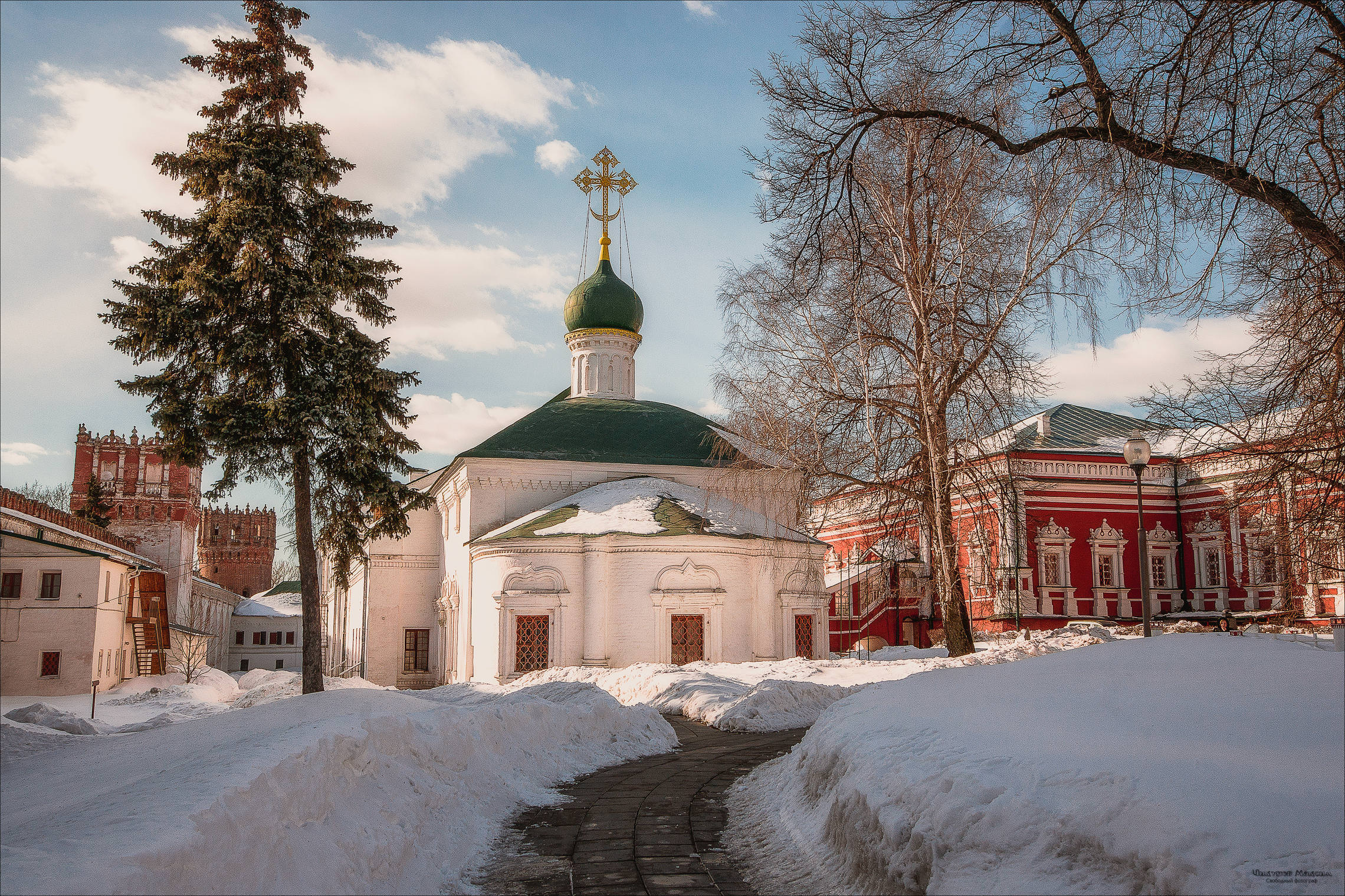 Новодевичий монастырь. Зима.