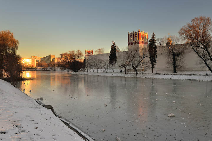 Москва, ноябрь, -3*С