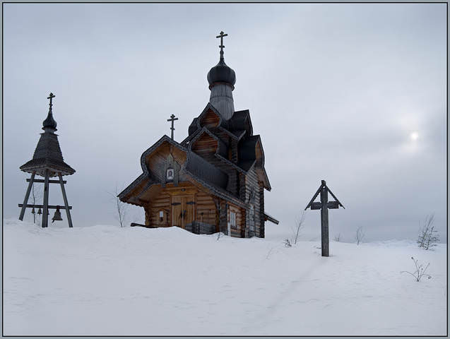 Березовский рядок зимой