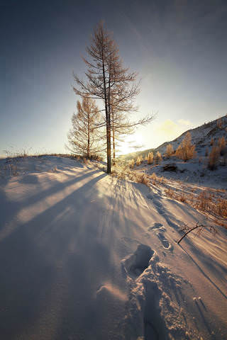 Зимние мотивы гор 9