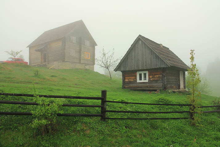 утром