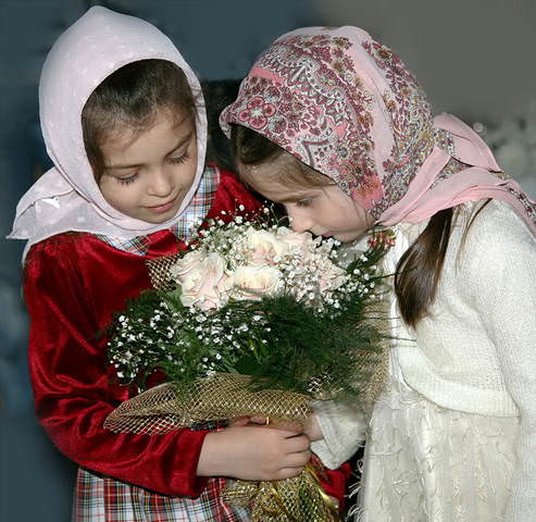 Запах венчального букета.