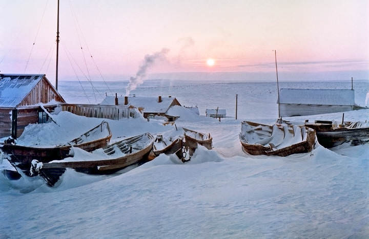 В низовьях Енисея, Байкаловск.
