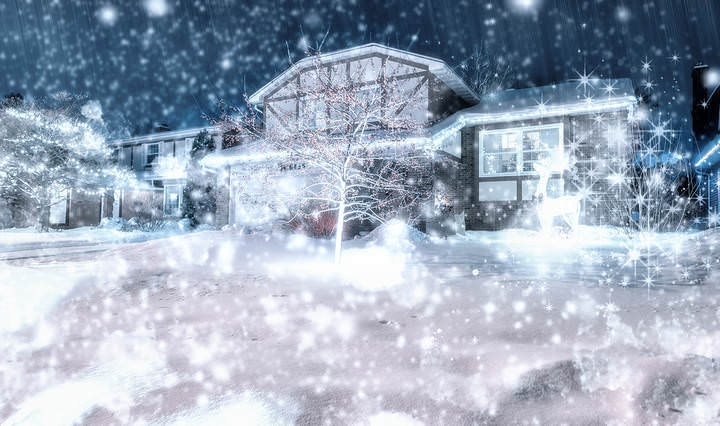 staged for Xmas