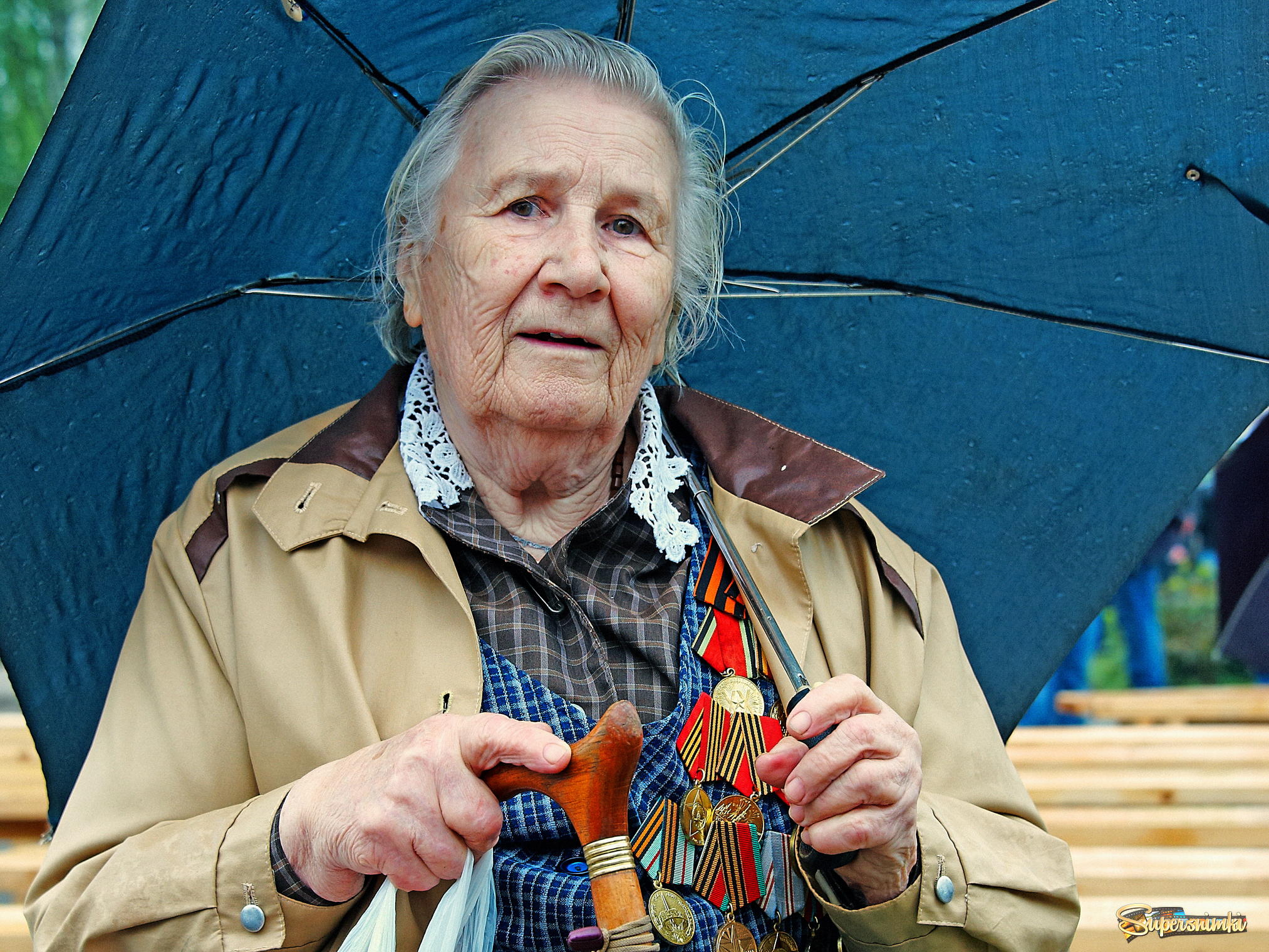 Дамский портрет на фоне дождя (2012)