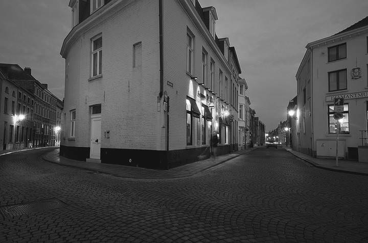 Bruges by night.