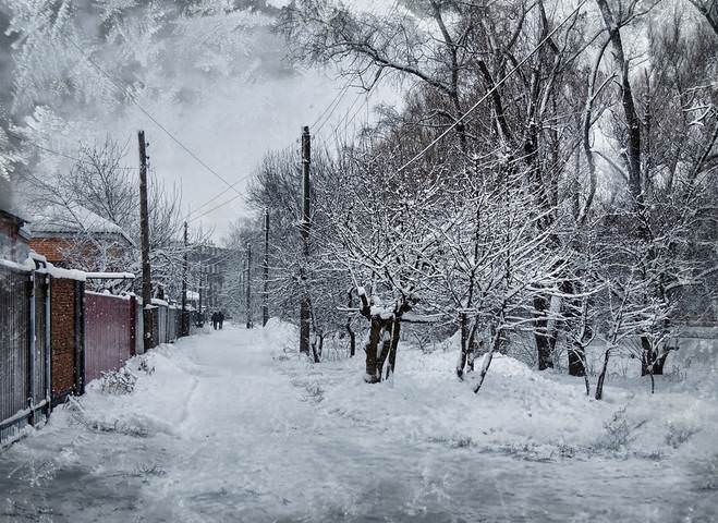 Зима в городе