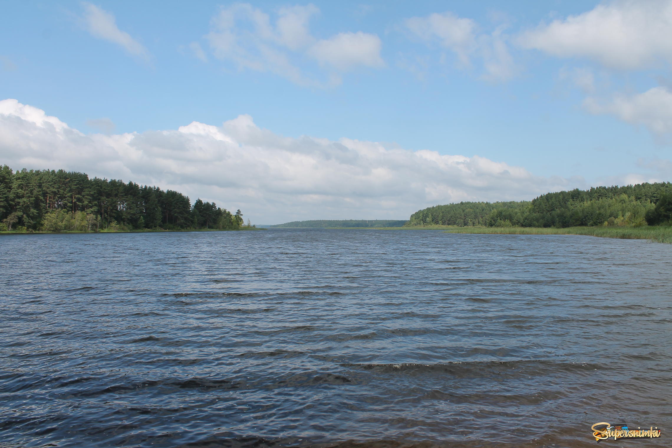 Озеро Селигер в Осташкове(Тверская область)