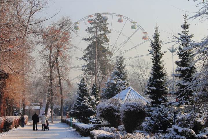 Прогулки в парке.