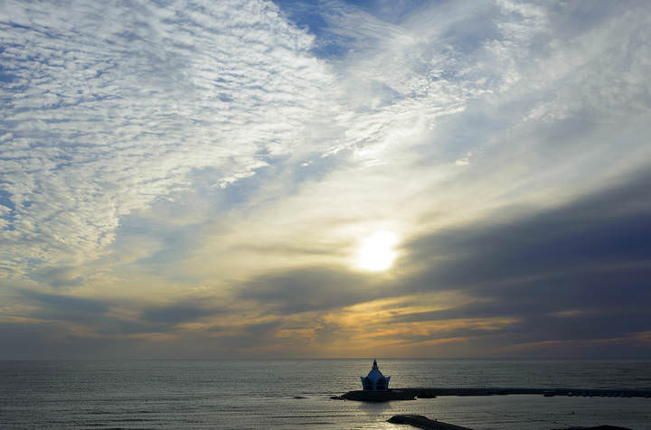 Закат на море