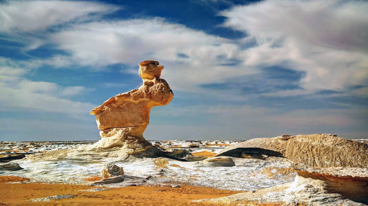 "Каменный кролик", Белая пустыня, Фарафра, Египет