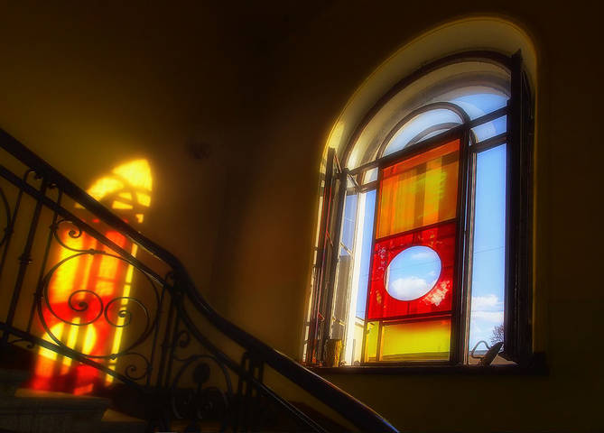 ФС А из нашего окна.... весна в Питере видна