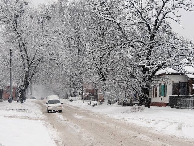 Зима в городе