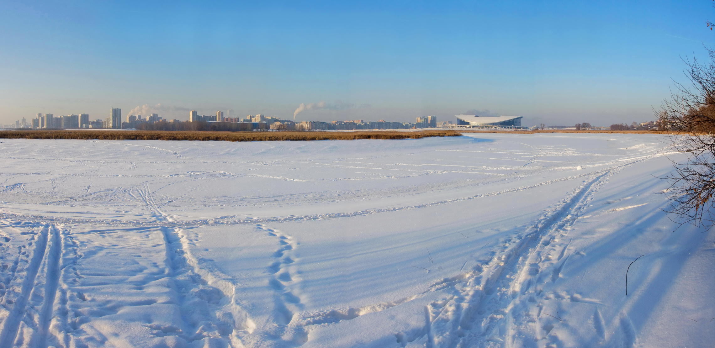 Зимний берег Казанки