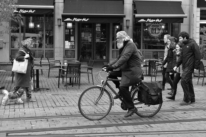 In the streets of Ghent.