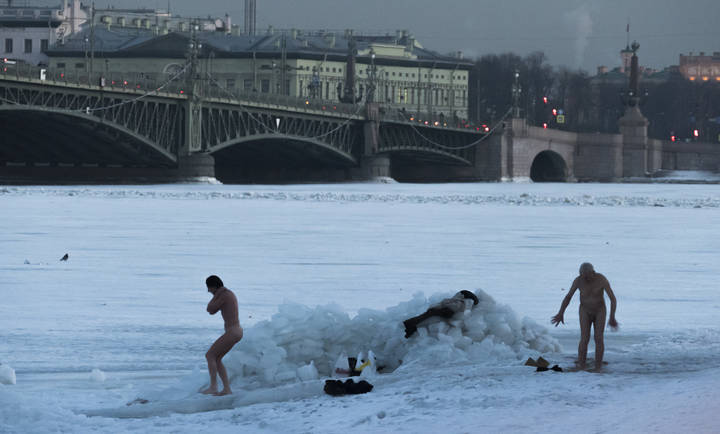 Питерские моржи.