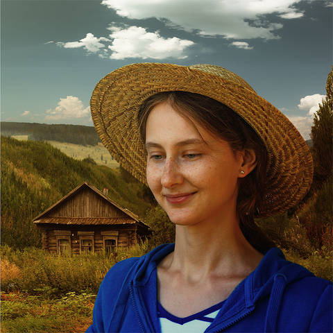 соломенная шляпка