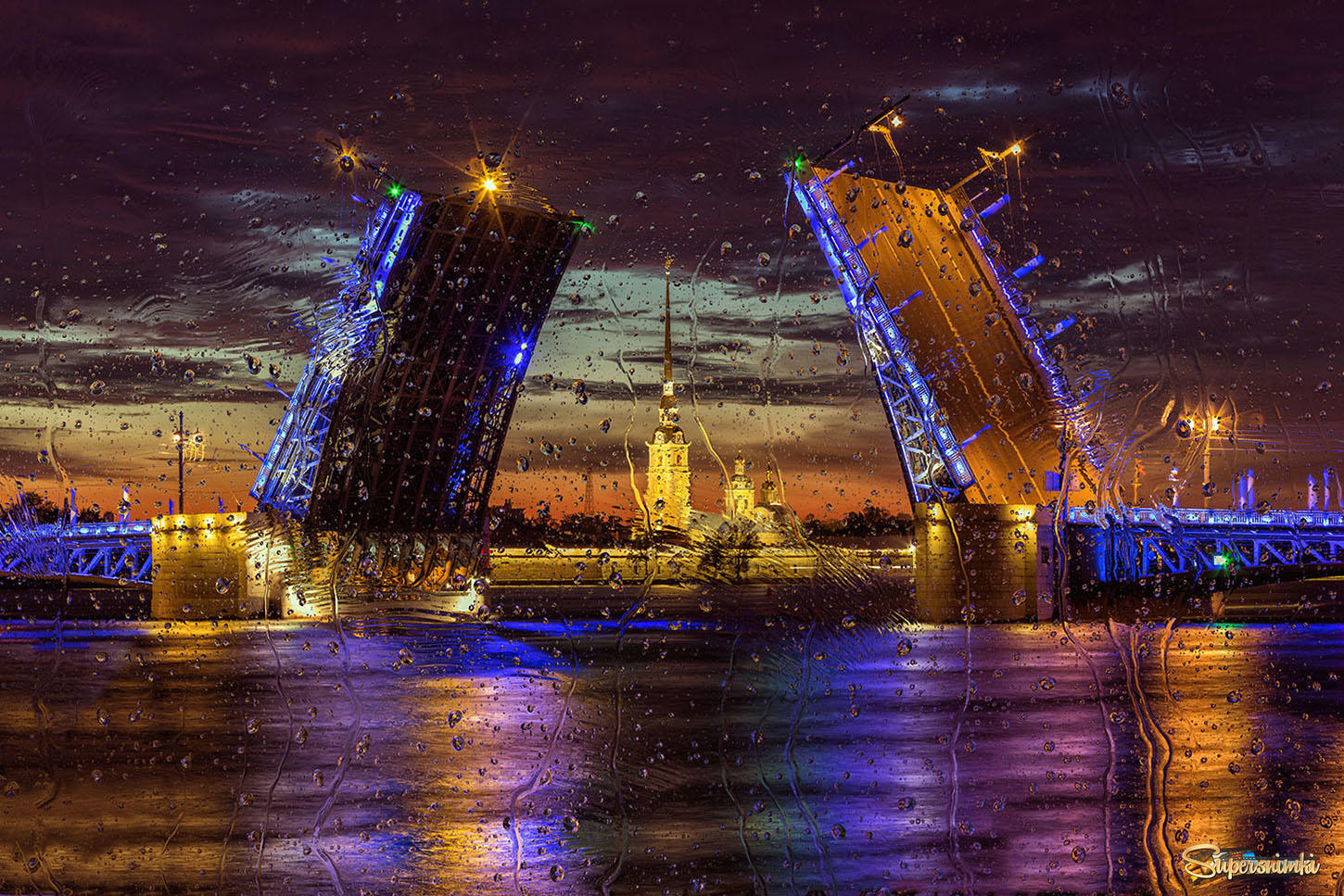 Санкт-Петербург Дворцовый мост Нева