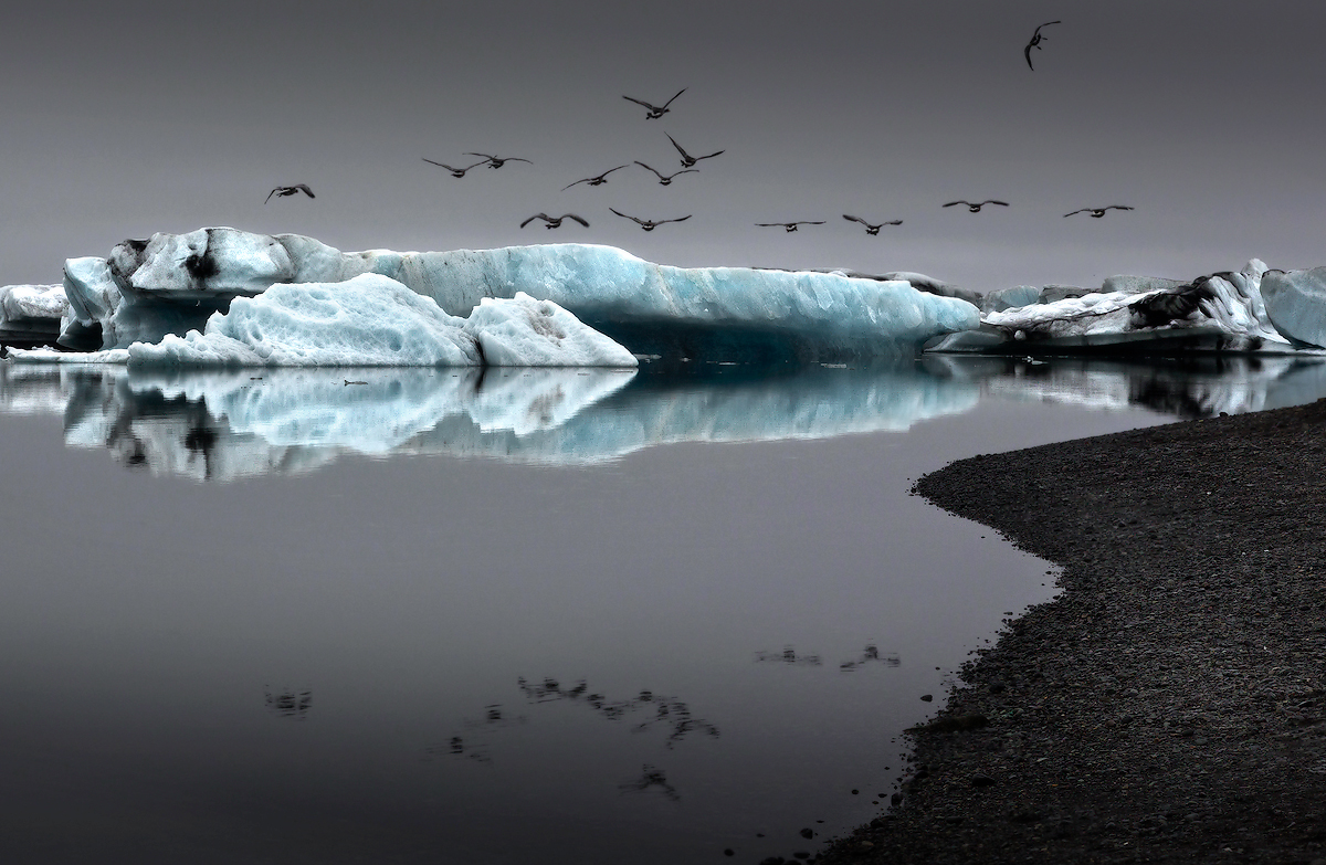 Голубой лёд Исландии 