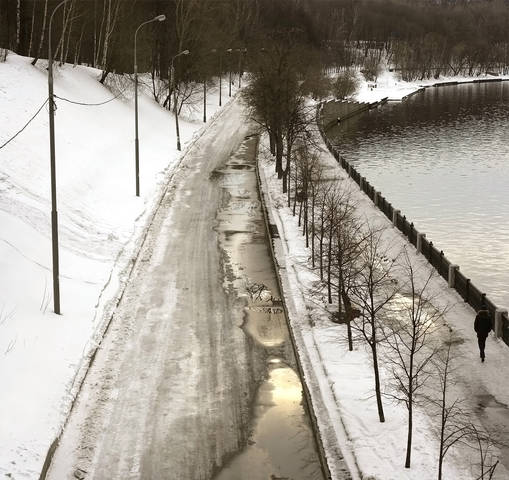 Воробьевы горы. Март