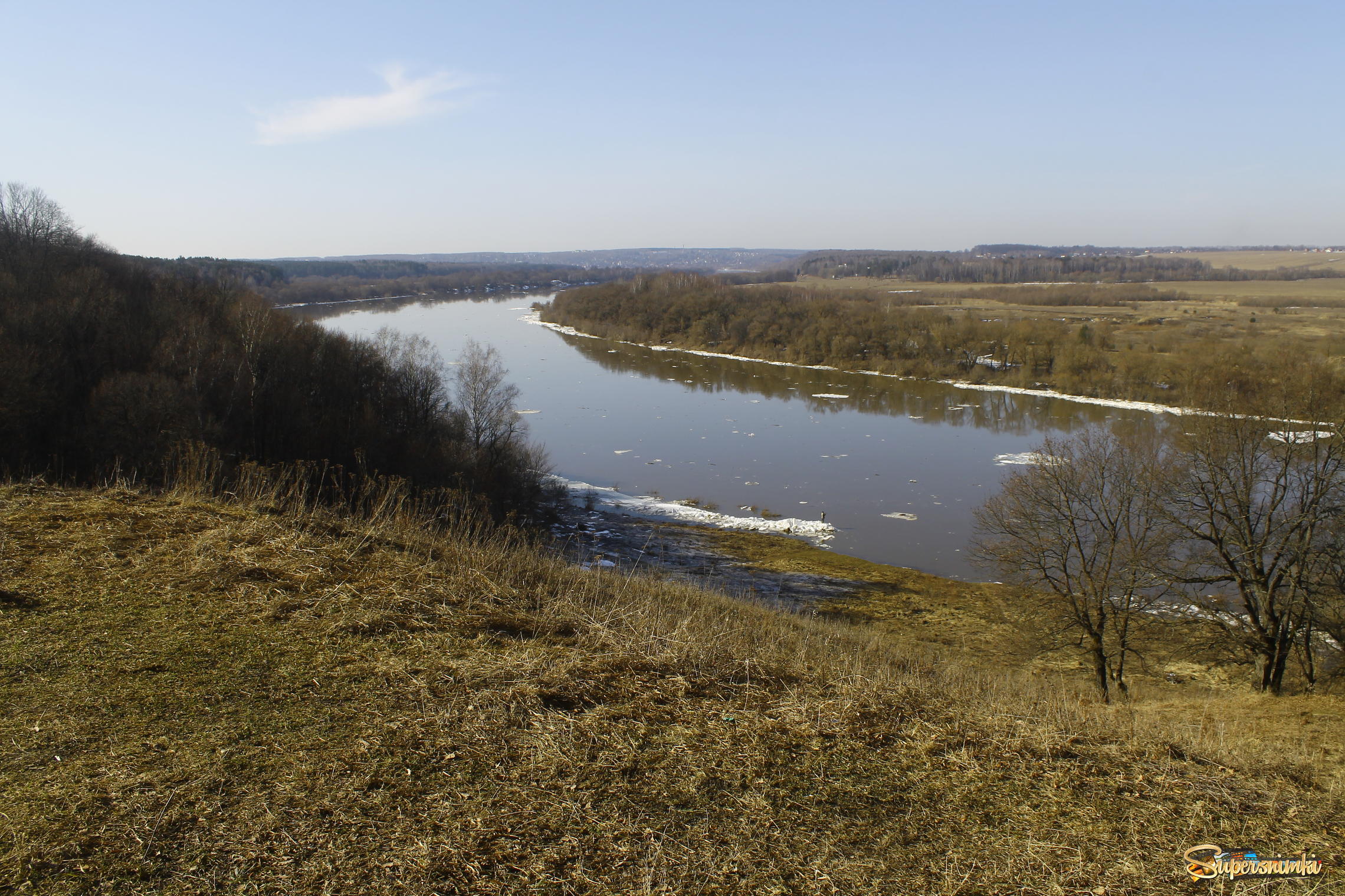 река Ока в Поленове (Тульская область)