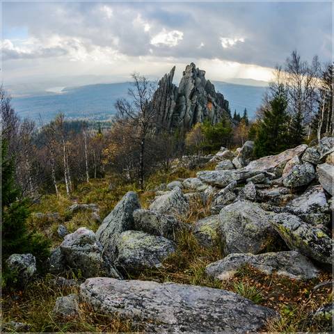 Каменные перья Ю.Урала.