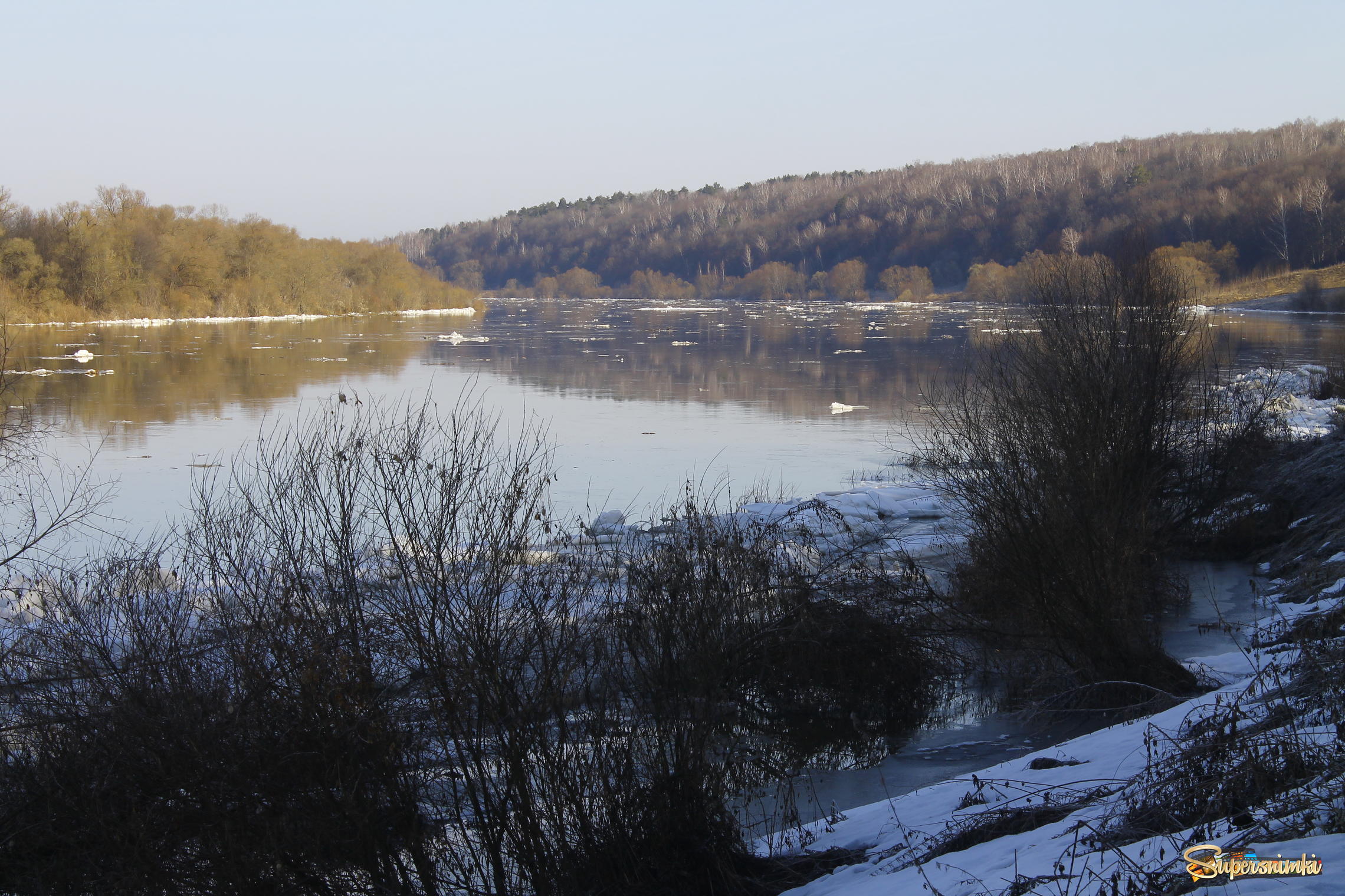 река Ока в Поленове (Тульская область)