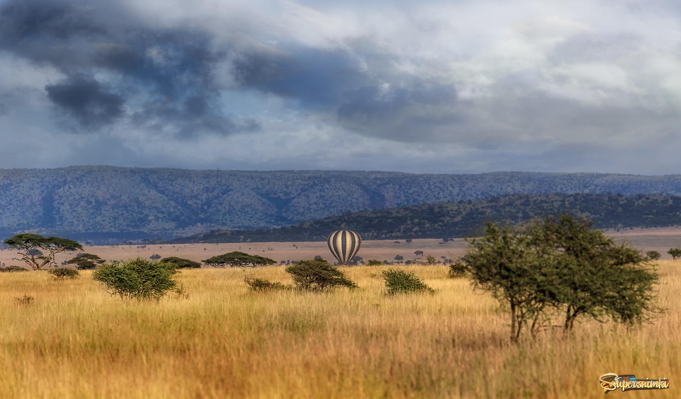 Сафари на воздушном шаре...Танзания!